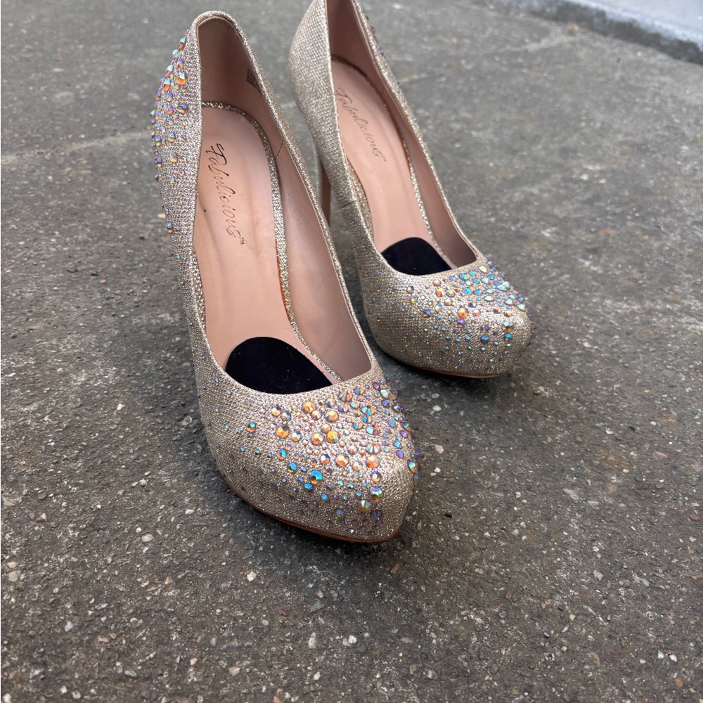 Elegant Beaded Women's Shoes